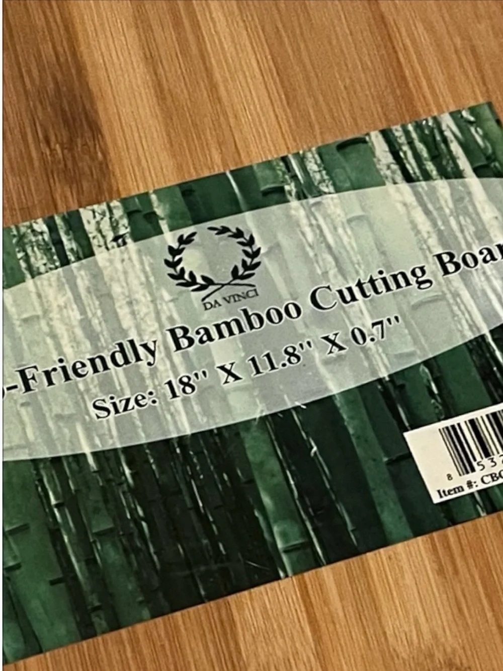 NEW Eco-Friendly Bamboo Cutting Board - Natural Bamboo